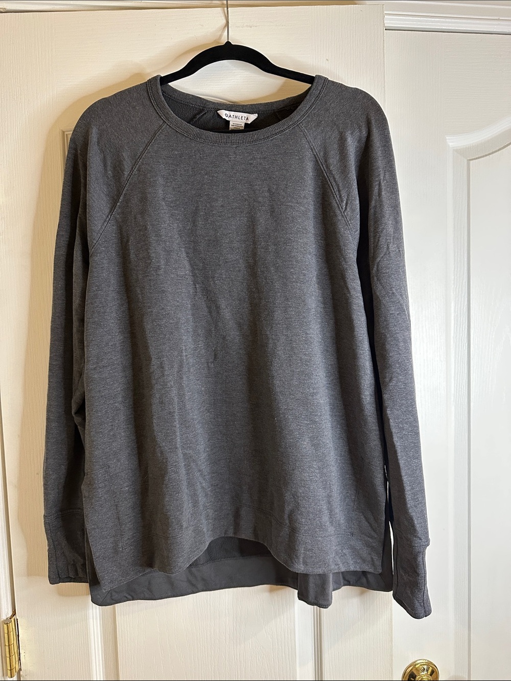 Athleta Gray Crewneck Sweatshirt